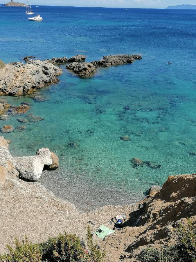 Coin De Paradis Vue Dominante Sur Mer, Montagne Et Tour Genoise Avec Jacuzzi Pino Exteriör bild