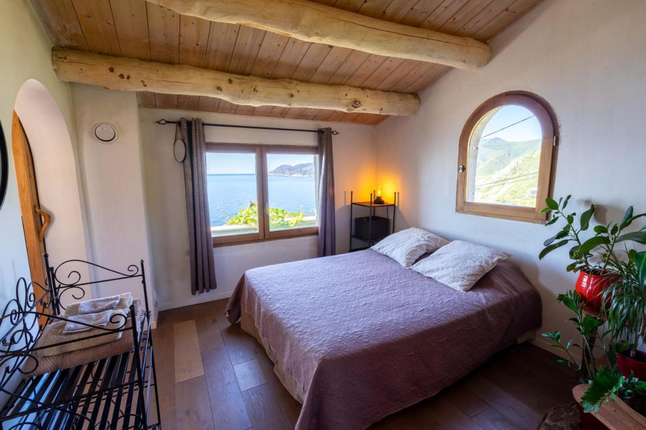 Coin De Paradis Vue Dominante Sur Mer, Montagne Et Tour Genoise Avec Jacuzzi Pino Exteriör bild